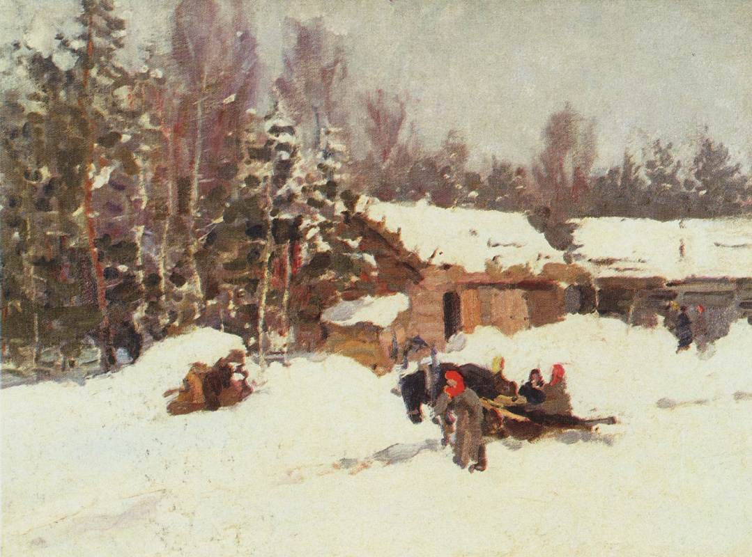 Konstantin Korovin. Winter landscape