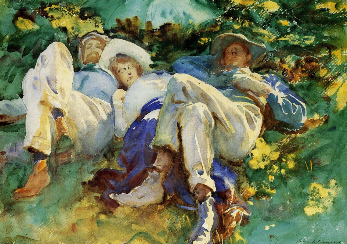 John Singer Sargent. Siesta