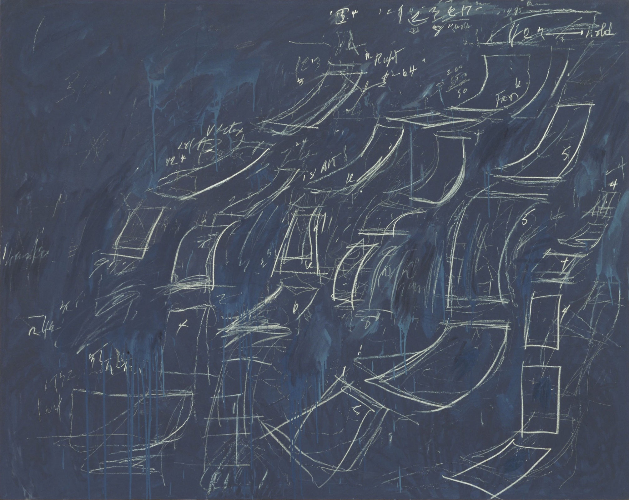 Untitled, 1968, 216×173 cm by Cy Twombly: History, Analysis