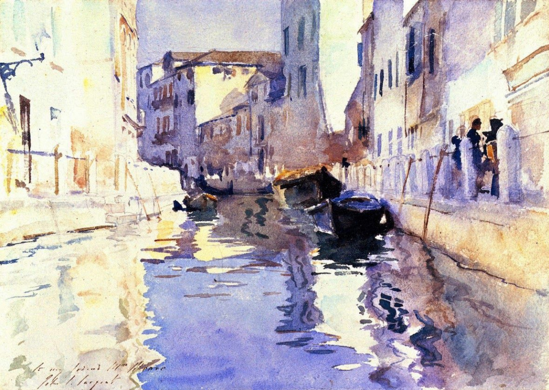 John Singer Sargent. Rio Eremite, Venice