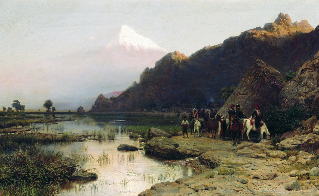 Lev Feliksovich Lagorio. Mountain landscape