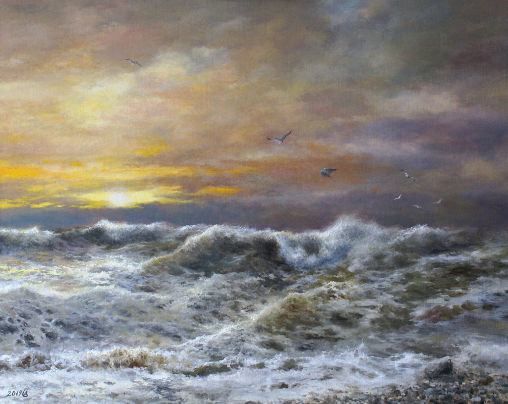 Сергей Владимирович Дорофеев. The sea broke out at the end of the day