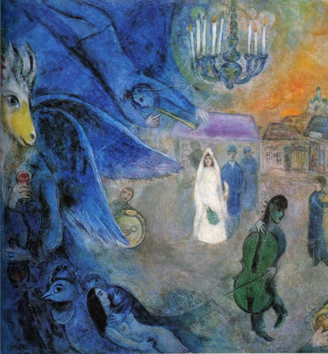 Marc Chagall. Wedding candles