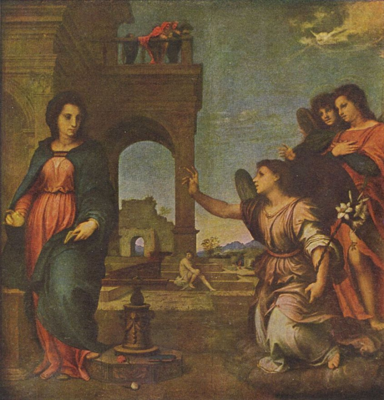 Andrea del Sarto. The Annunciation
