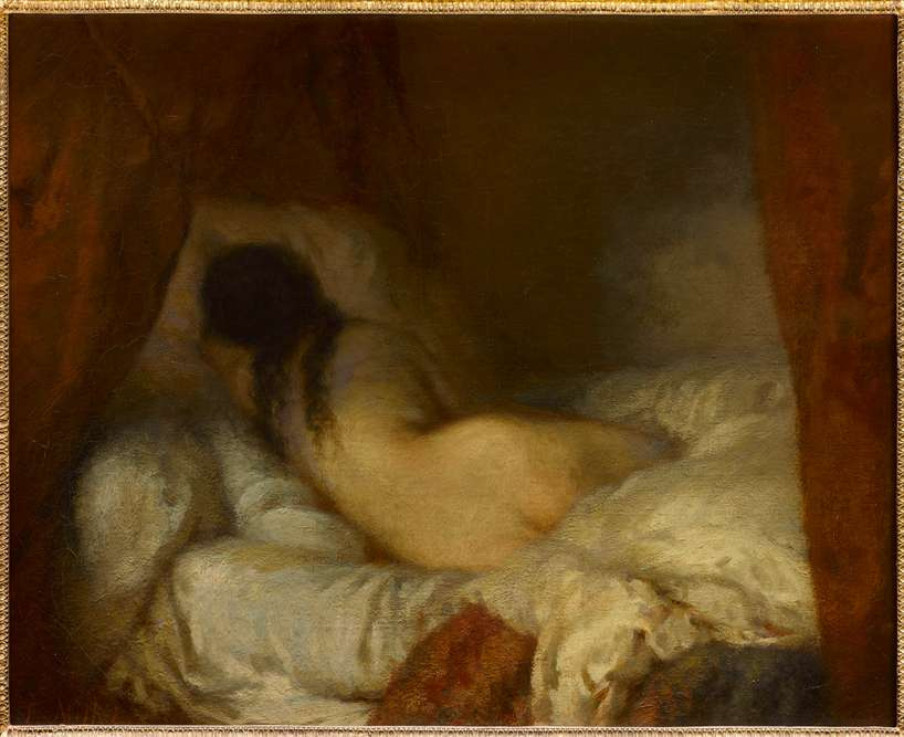 Sleeping nude