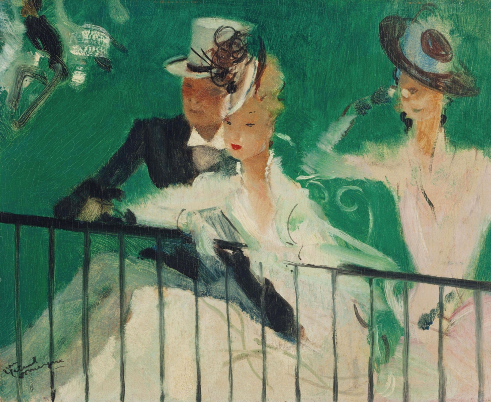 Jean-Gabriel Domergue. At the races.