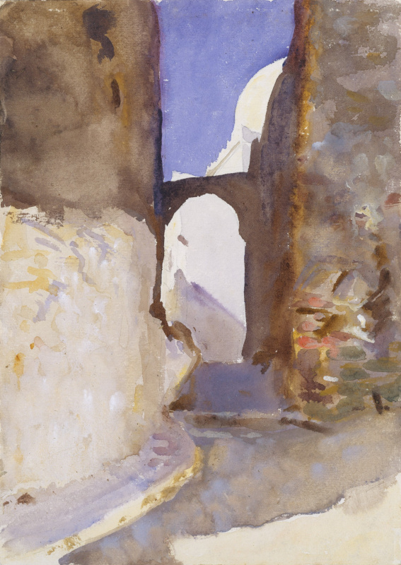 John Singer Sargent. Street. Tangier