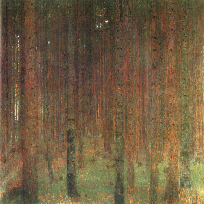 Gustav Klimt. Bosque de abetos II