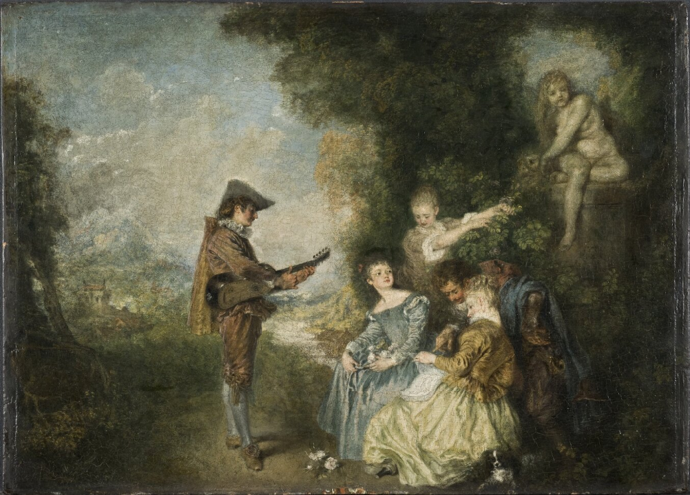 Antoine Watteau. A lesson of love