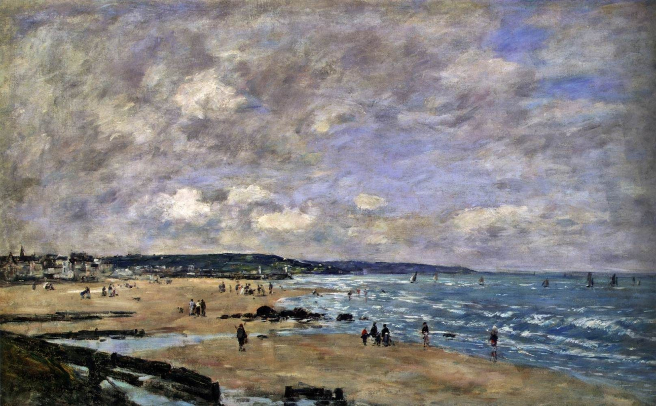 The beach at Trouville