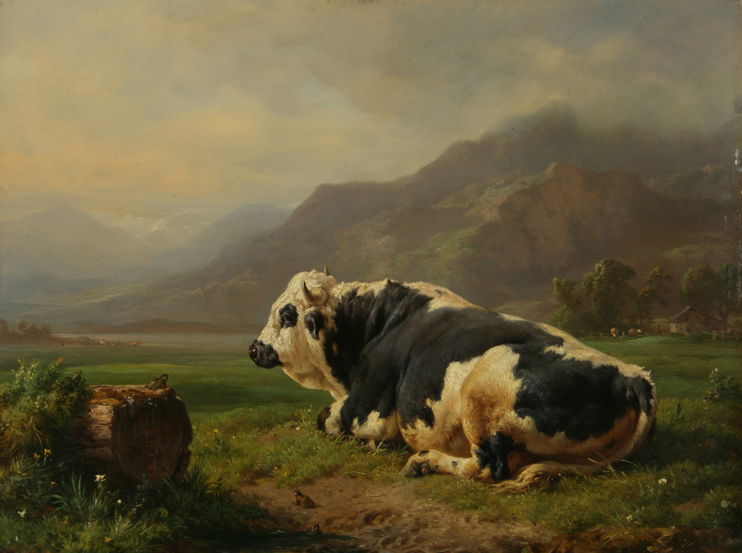 Jacques Raymond Brascassa. Resting bull