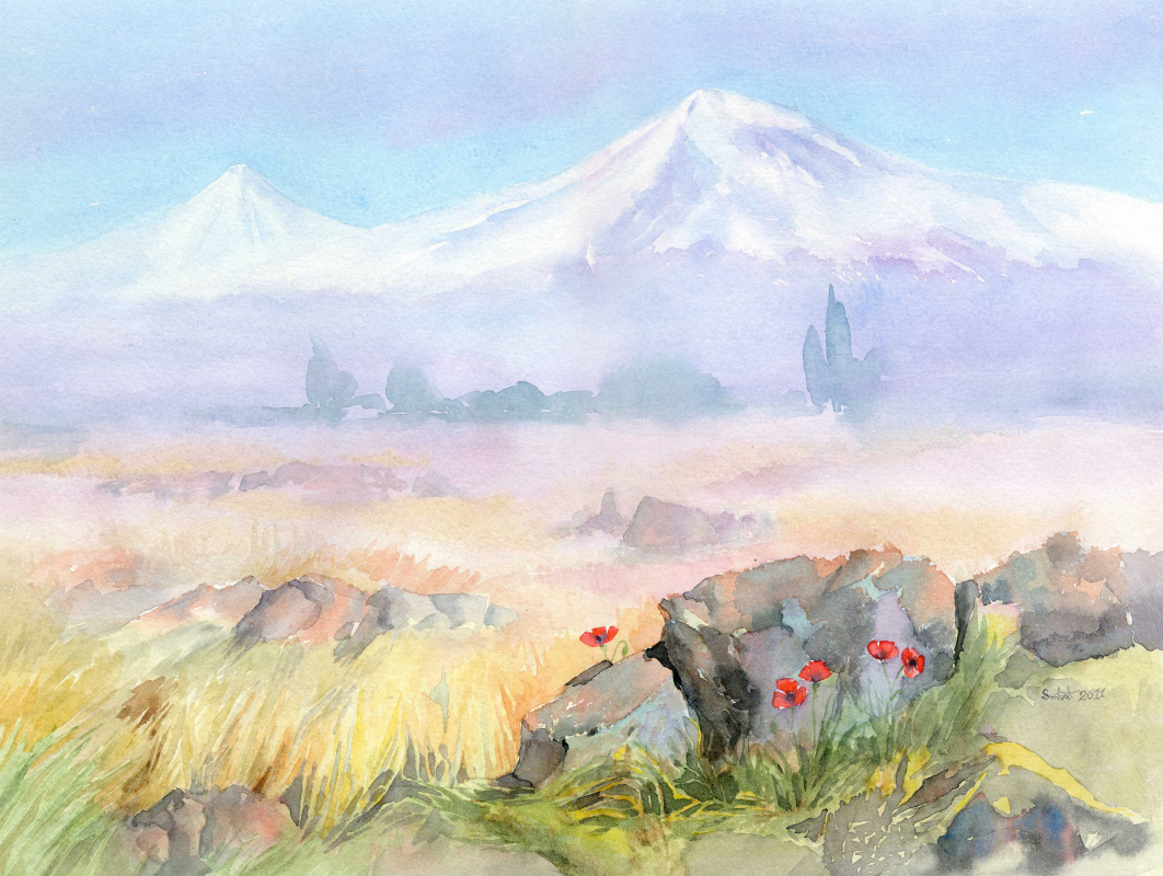 Smbat Arayevich Bagdasaryan. Maki in the Ararat valley