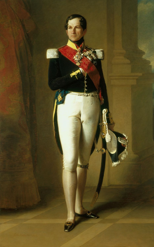 Franz Xaver Winterhalter. Portrait of Leopold I, king of Belgium