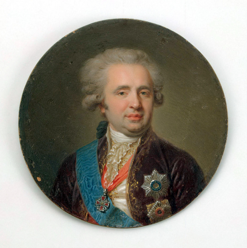 Johann Baptist Lumpy (older). Portrait of count Alexander Andreyevich Bezborodko
