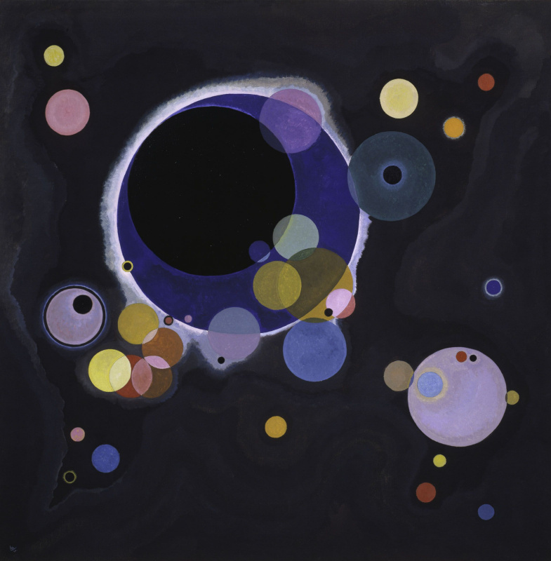 Wassily Kandinsky. Several circles