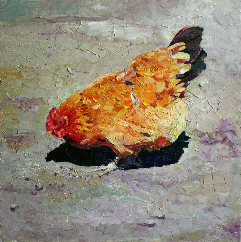 Mikhail Rudnik. Chickens No. 8