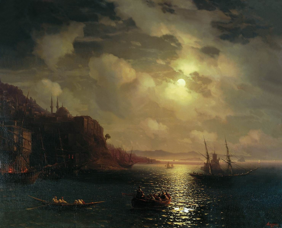 Ivan Aivazovsky. The Golden horn. The Bosphorus