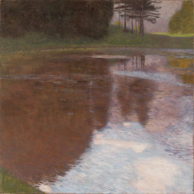 Gustav Klimt. Morning on the pond in the Park of Kammer Palace