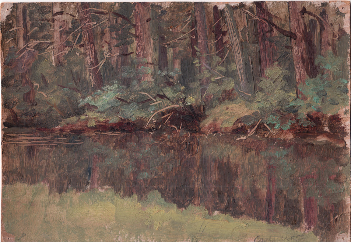 Arkady Pavlovich Laptev. Forest stream