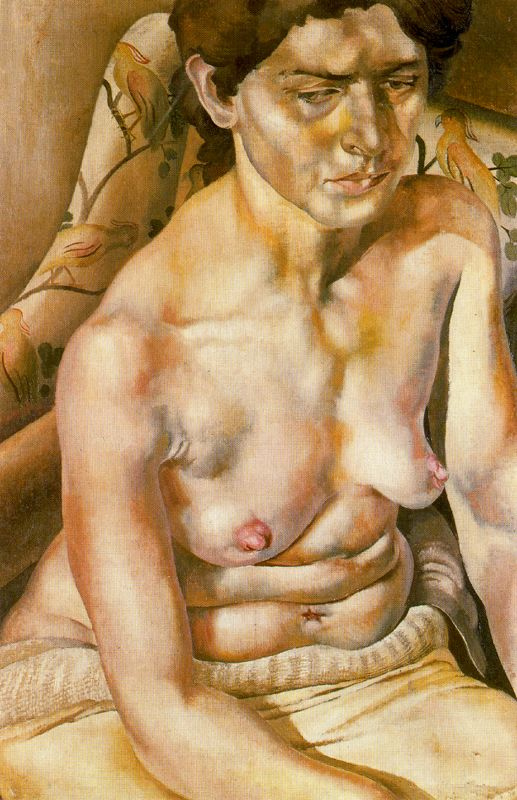 Stanley Spencer. Seated Nude Woman