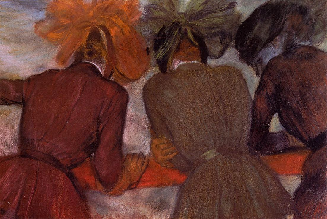 Edgar Degas. Women on the balcony