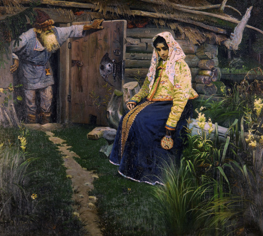 Mikhail Vasilyevich Nesterov. For a love potion