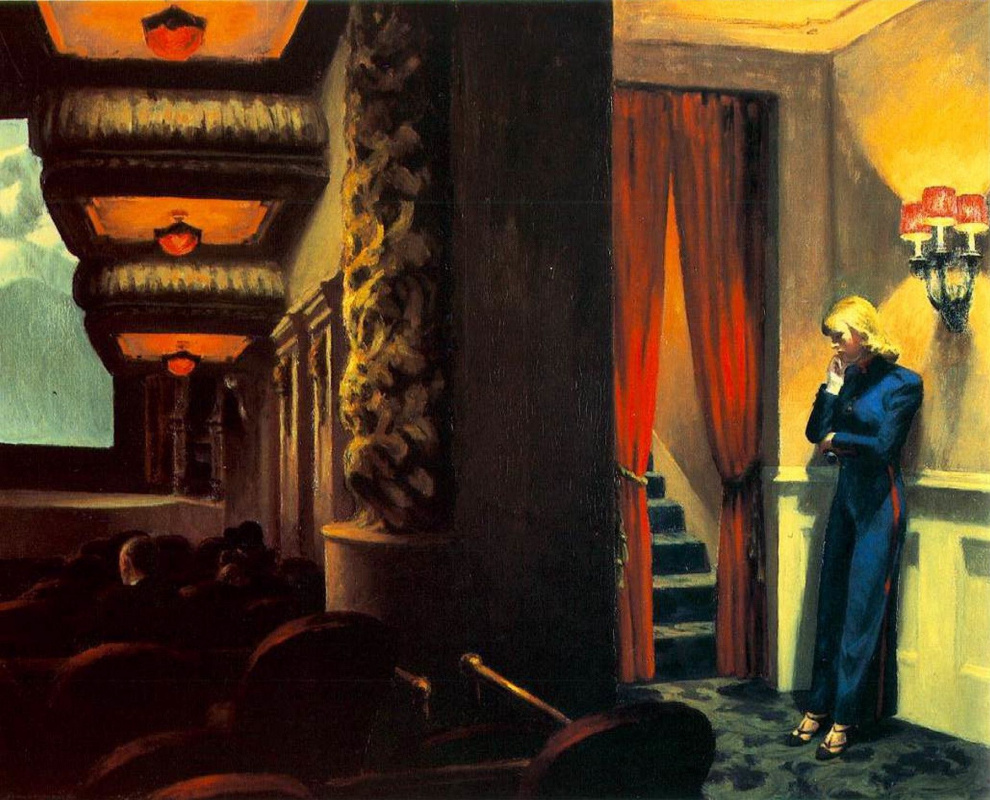 Edward Hopper. Нью-йоркский кинотеатр