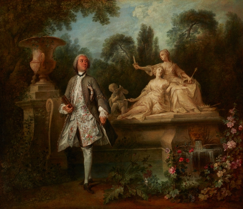 Nicolas Lancret. Portrait of the actor Grandval