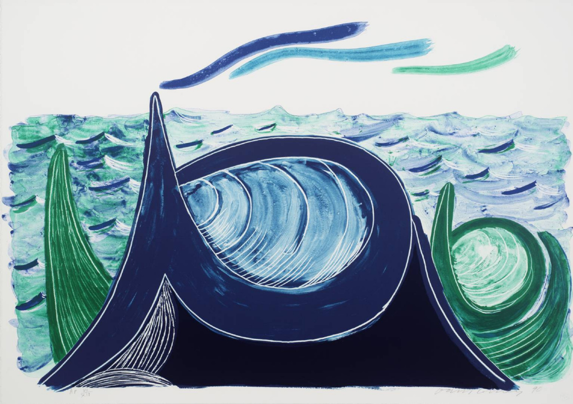 David Hockney. Wave