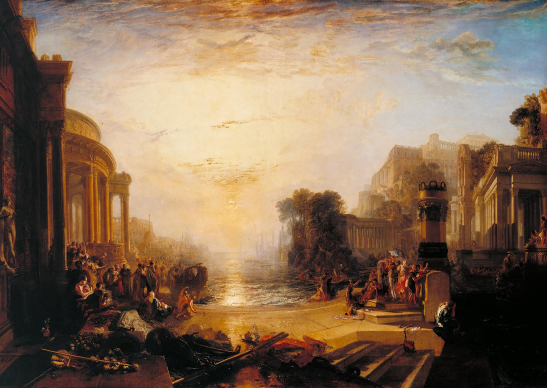 Joseph Mallord William Turner. Sunset Carthaginian Empire