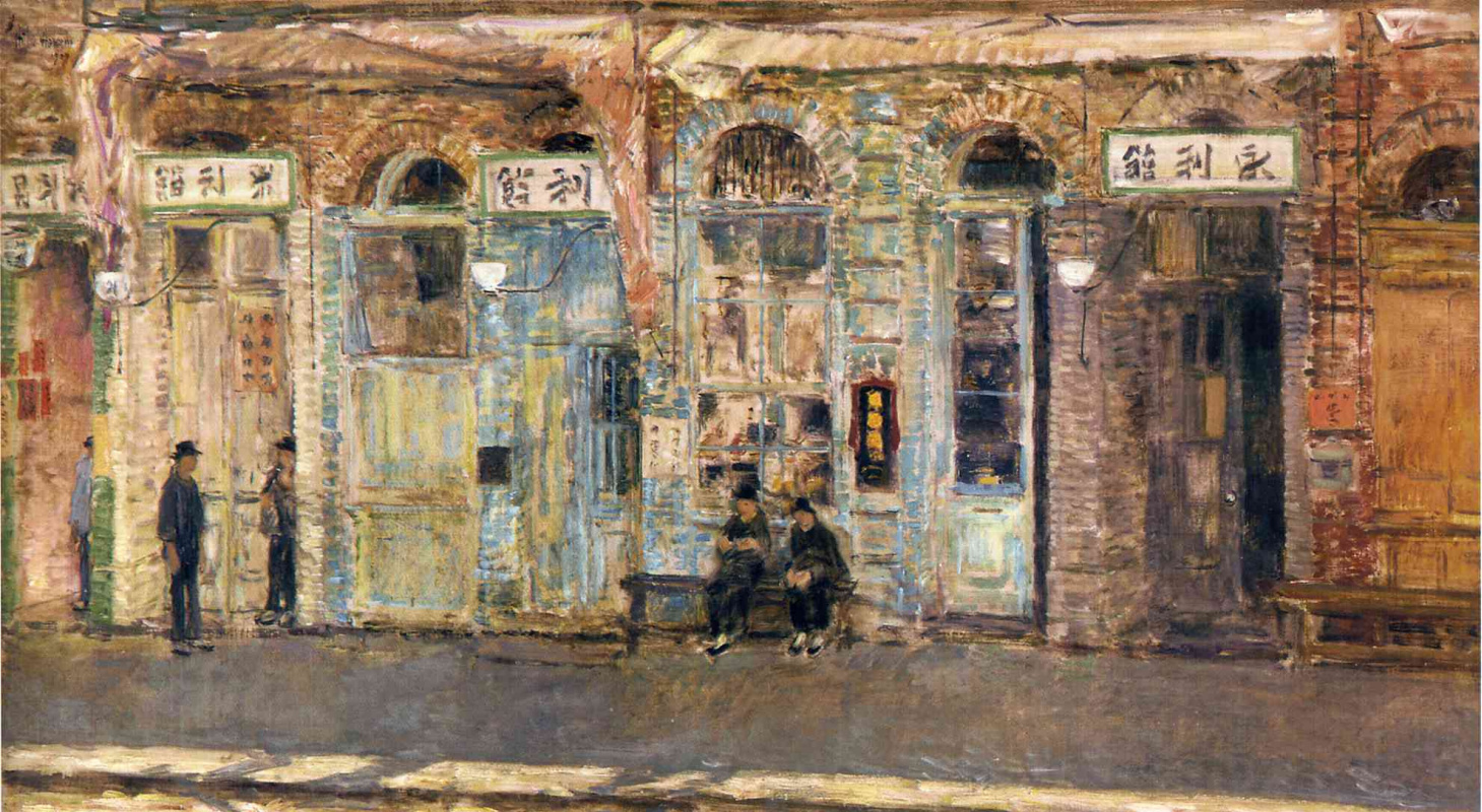 Childe Hassam. Chinese traders