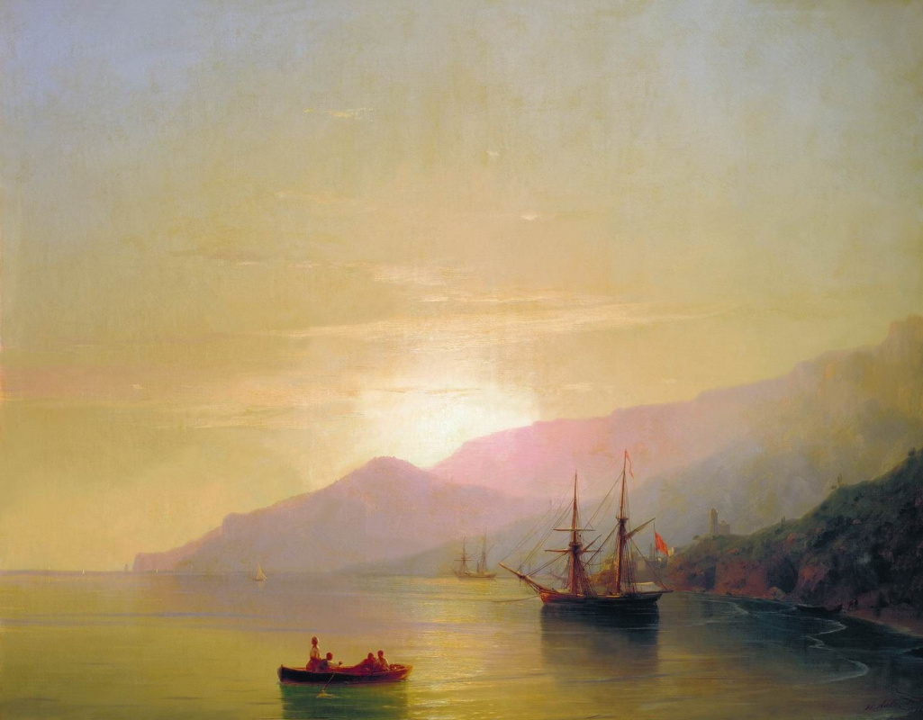 Ivan Aivazovsky. Ships at anchor