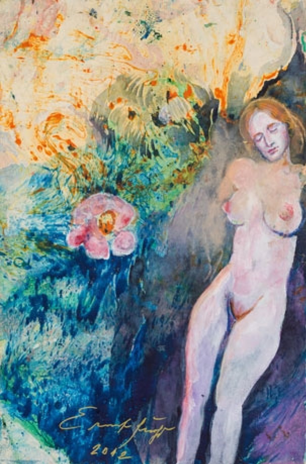 The obsession with sex 2012 39×60 cm by Ernst Fuchs History  