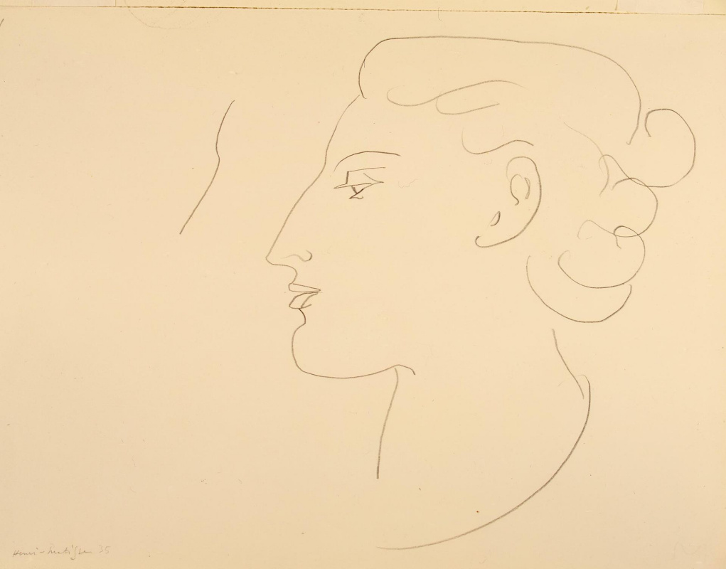 Henri Matisse. Profile of a woman