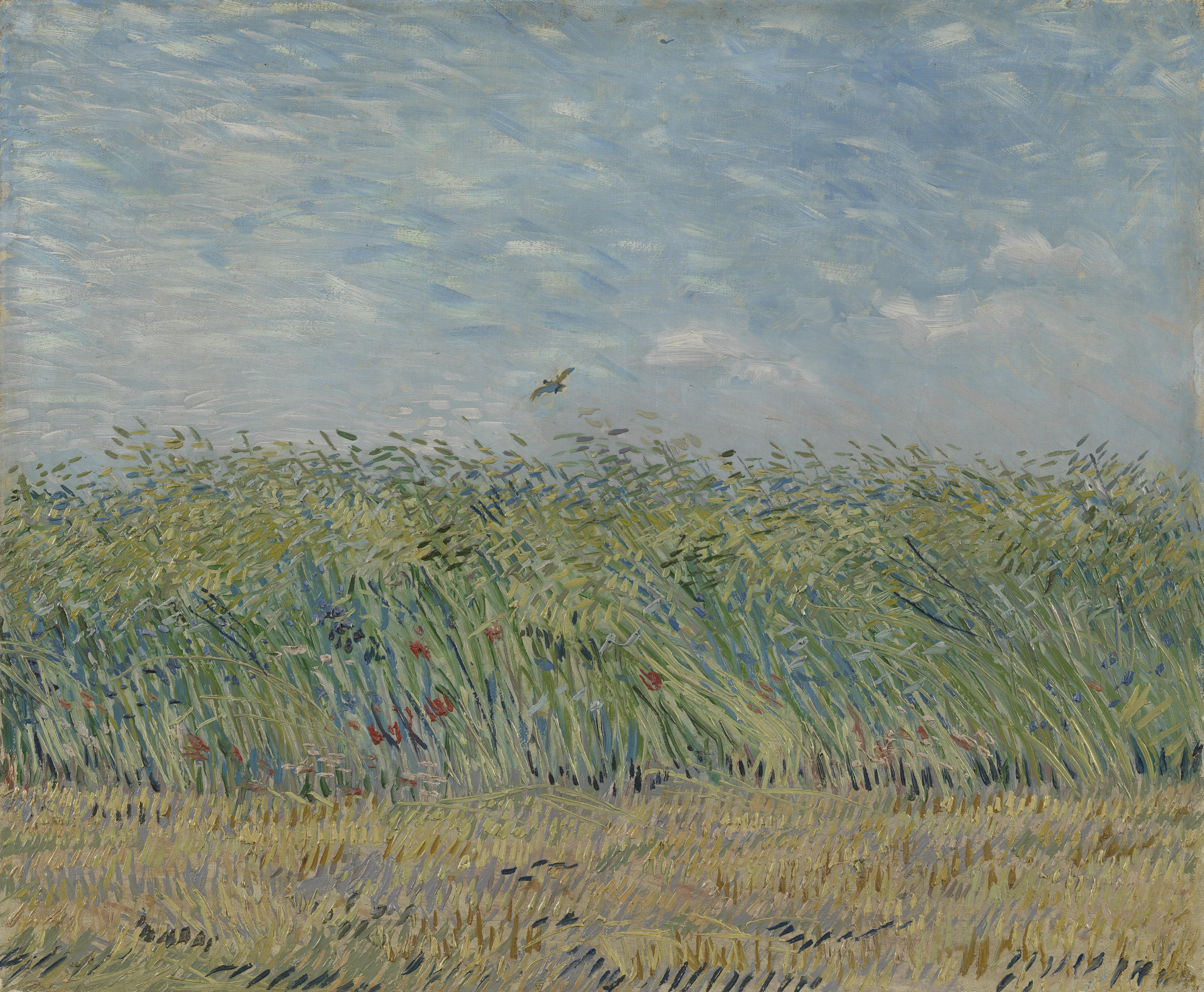 Вінсент Ван Гог. Пшеничное поле с жаворонком