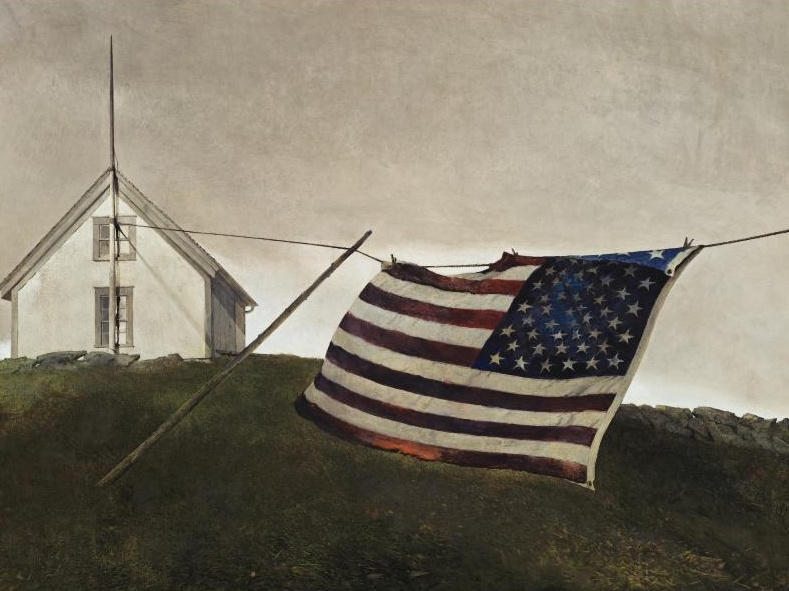 Andrew Wyeth. Battle flag