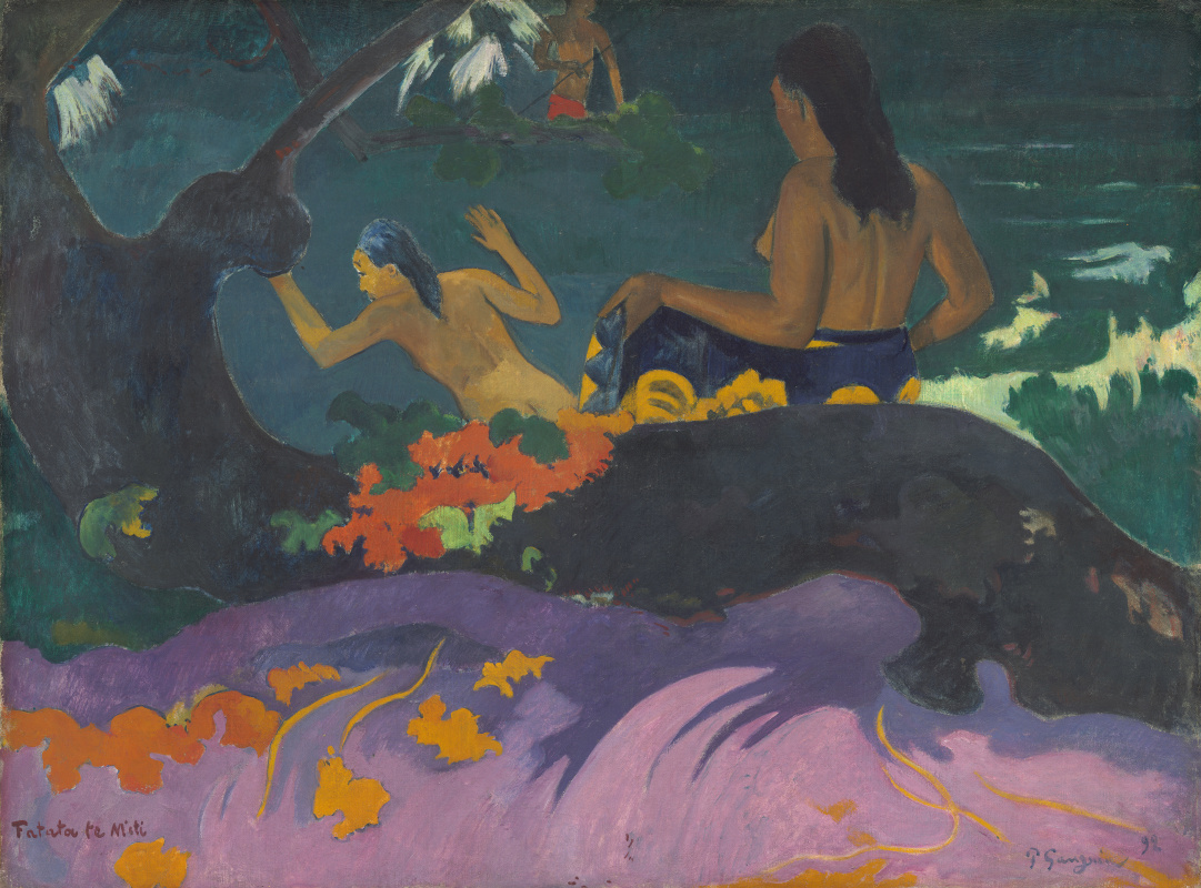 Paul Gauguin. By the sea (Fatata te Miti)