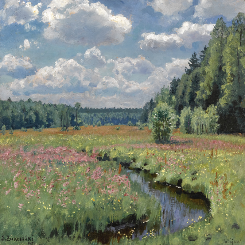 Stanislav Yulianovich Zhukovsky. Summer meadow