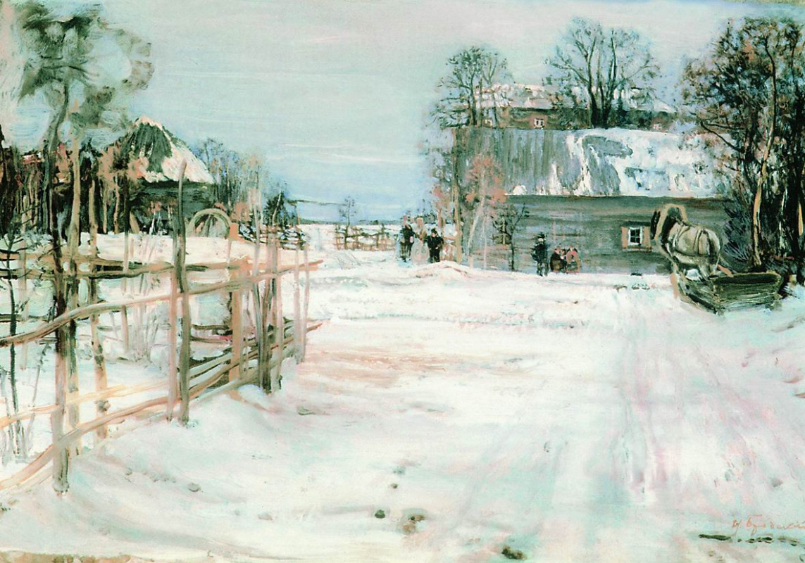 Isaac Brodsky. Zimka. 1910