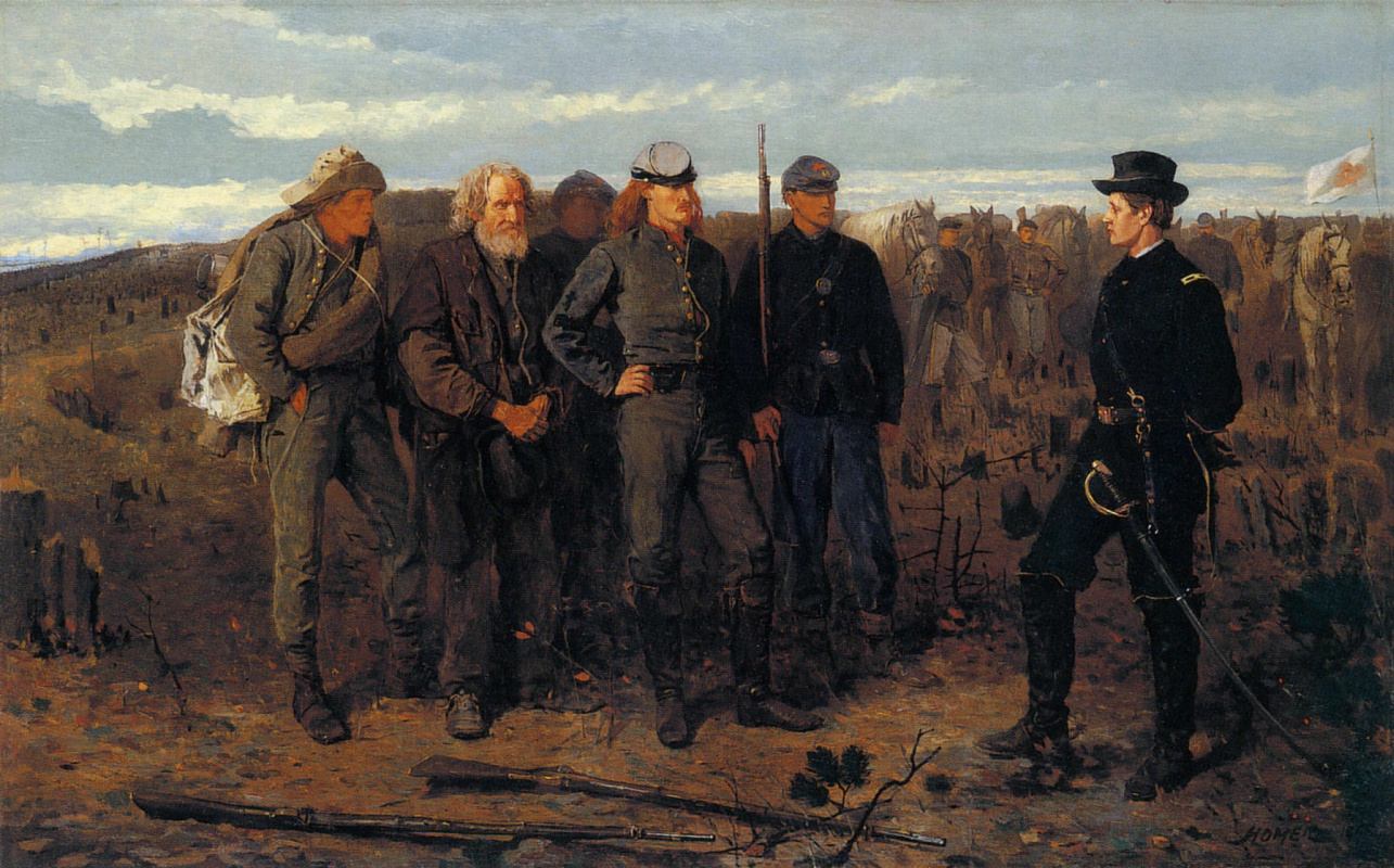 Winslow Homer. Prisoners from the front