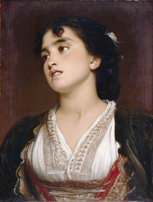 Frederic Leighton. A Roman Peasant Girl