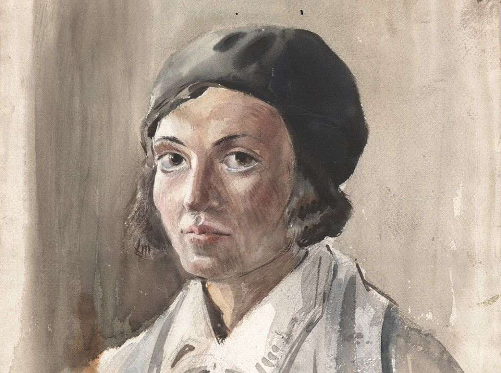 Evelyn Dunbar. Self portrait (fragment)