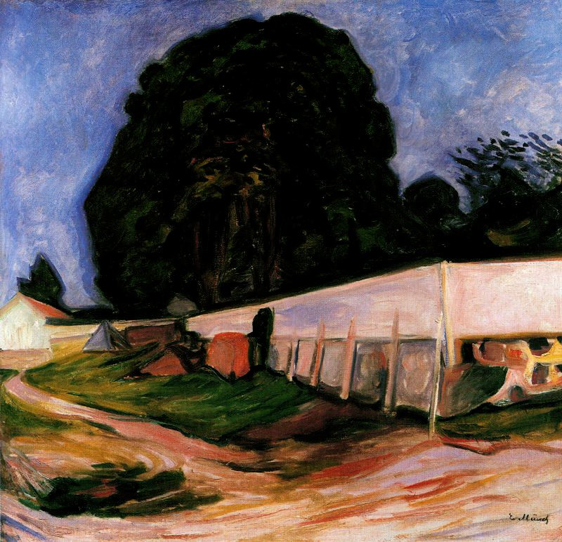 Edward Munch. Summer night in Asgardstrande