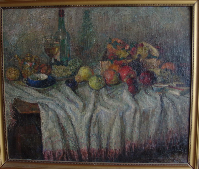 Vladimir (Voldemar) Alexandrovich Eyfert. Still life with fruits