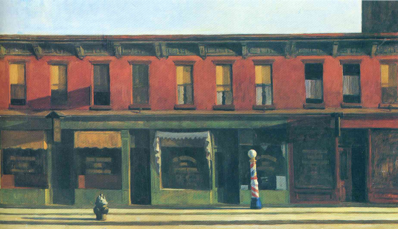 Edward Hopper. Early Sunday morning