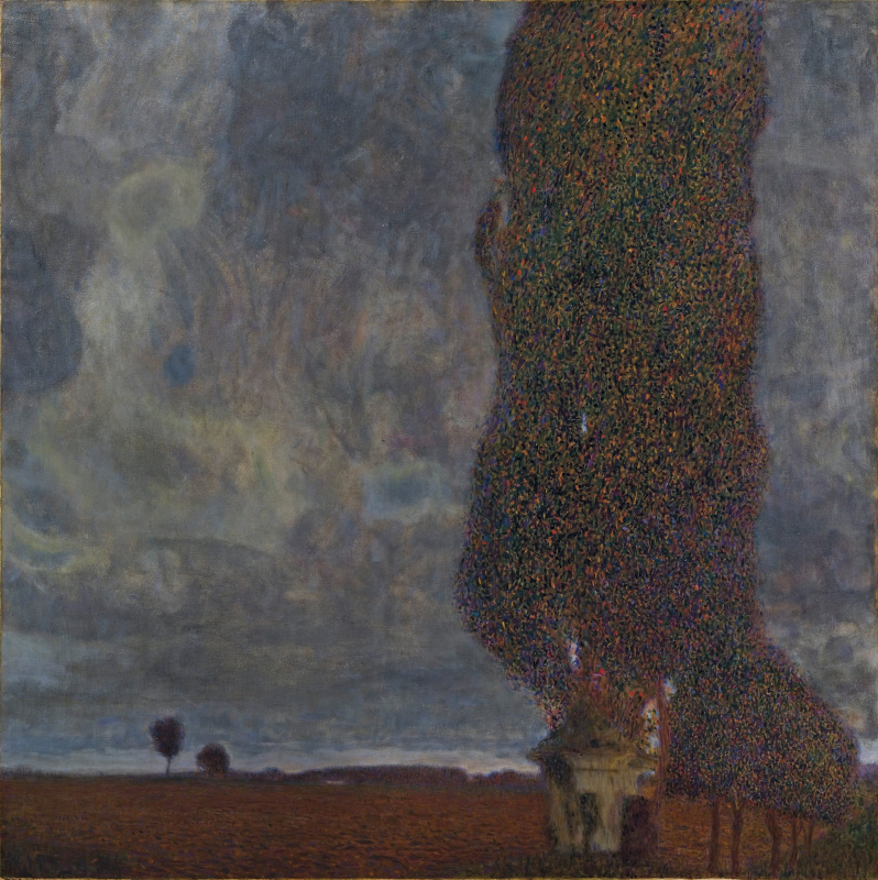 Gustav Klimt. The big poplar II (thunderstorm Approaching)