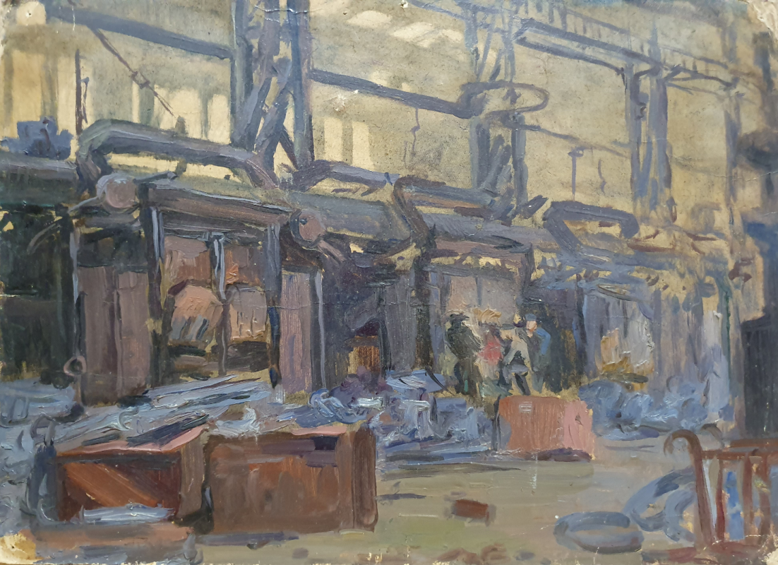 Lel Nikolaevich Kuzminkov. Study for Steelworkers