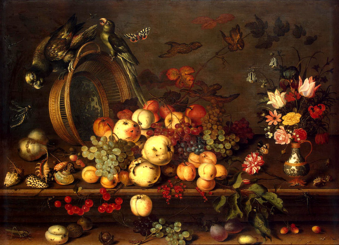 Balthasar van der Ast. Still life with fruits