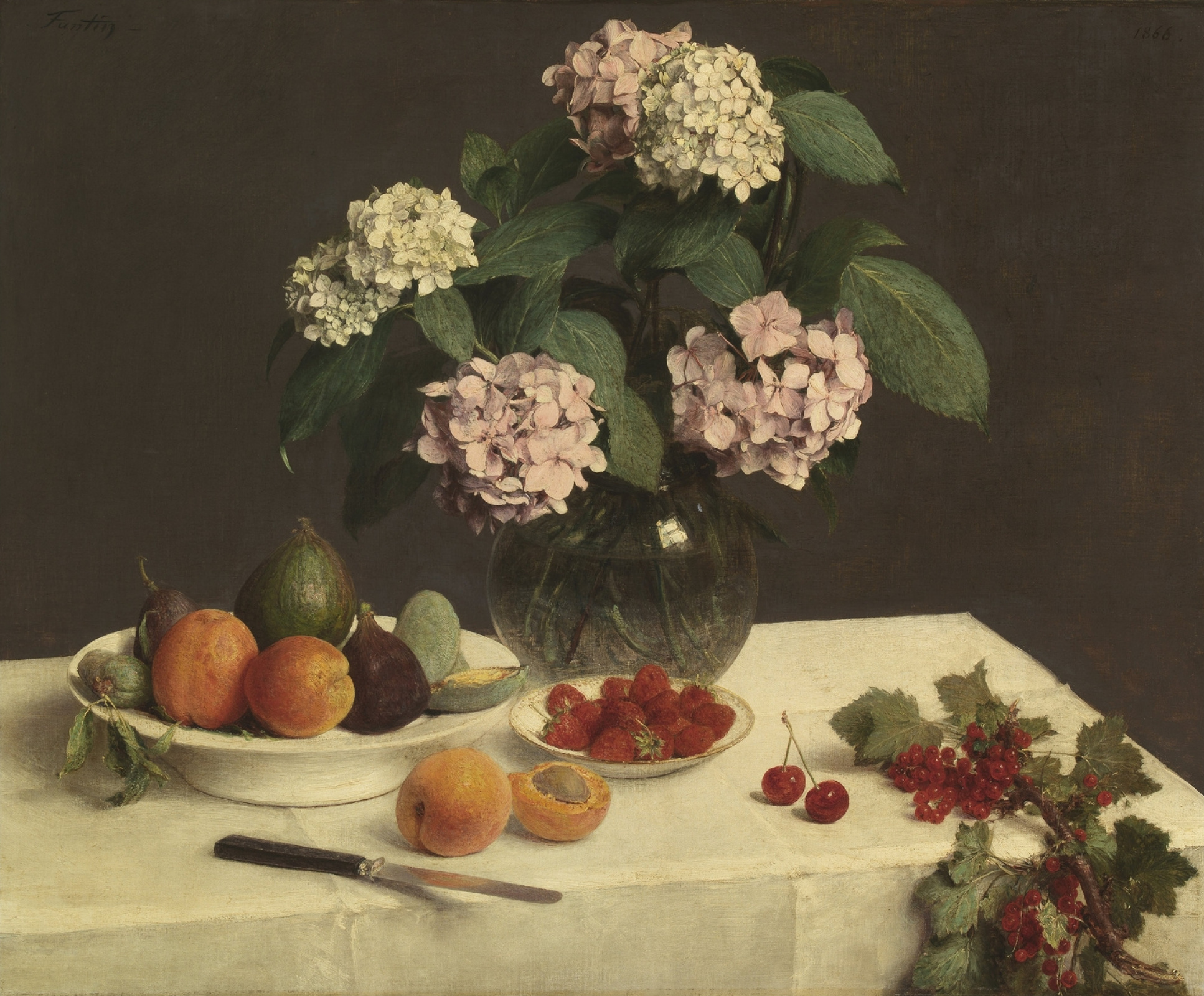 Henri Fantin-Latour Naturaleza muerta, 1886, 73×60 cm: Descripción