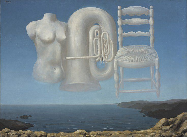 René Magritte. Threatening weather